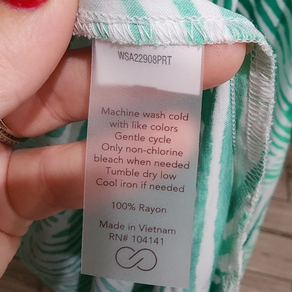 CALIA cover up dress Resort Wear Palm Print - Picture 7 of 7